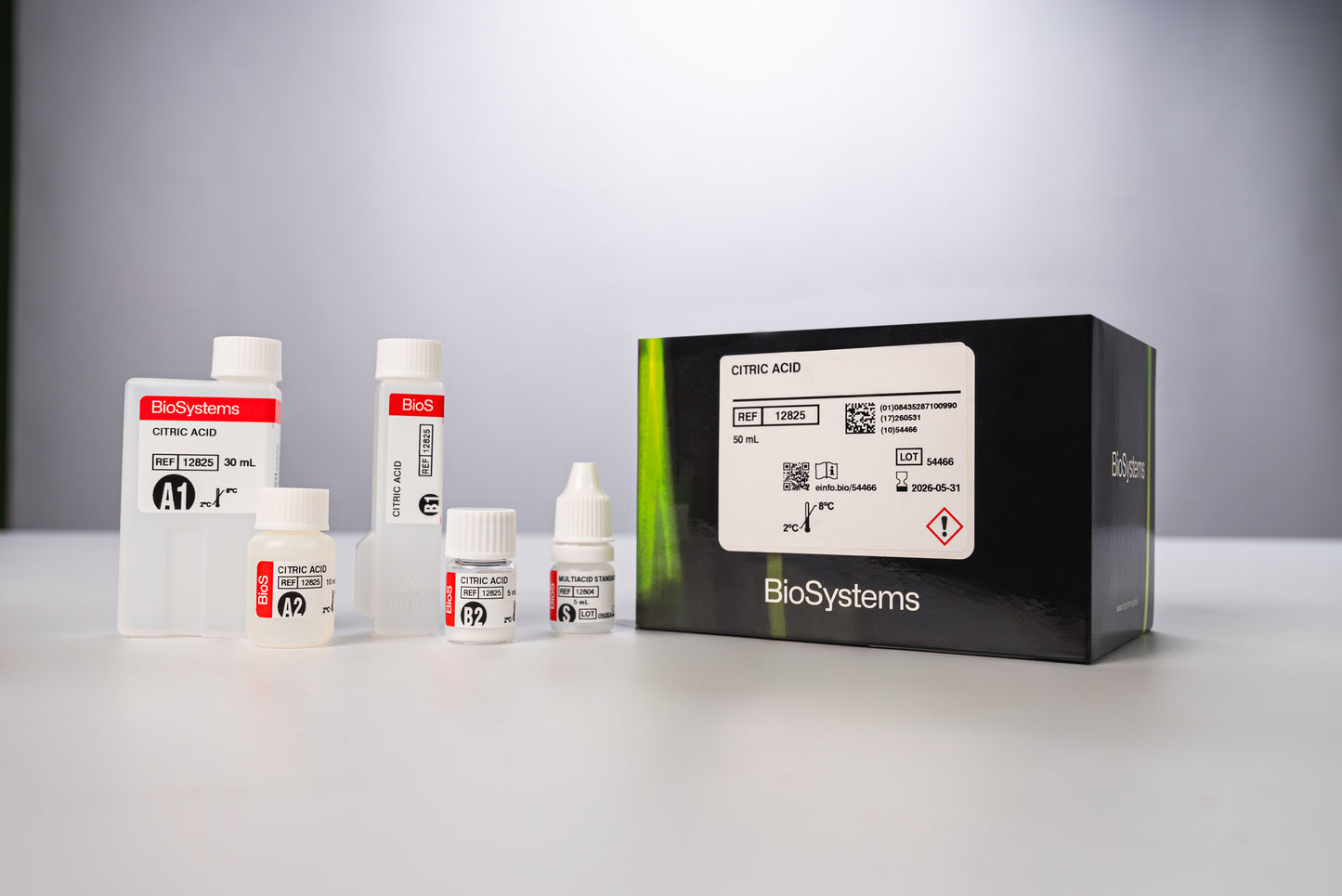 Citric Acid, Reagent Kit