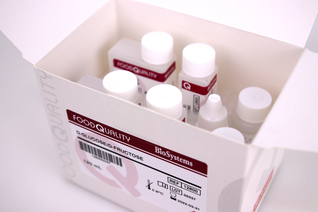 D-Glucose / D-Fructose, reagent kit for wine, cider and kombucha