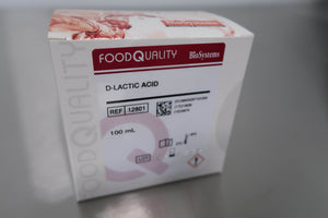 D - Lactic Acid Reagent Kit for Wine Box