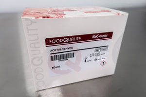 Acetaldehyde, reagent kit for wine and beer box
