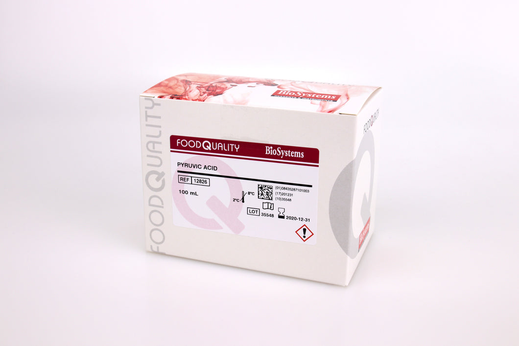 Pyruvic Acid Reagent Kit Box