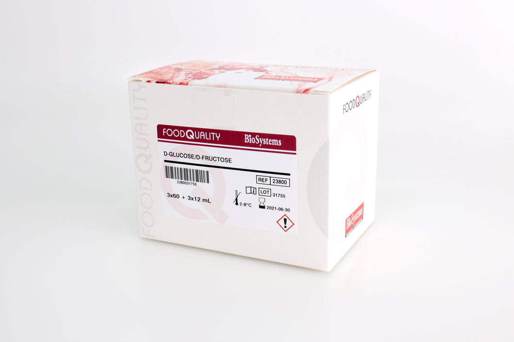 D-Glucose / D-Fructose, Y200 / Y400 and Spica format, reagent kit for wine, cider and kombucha