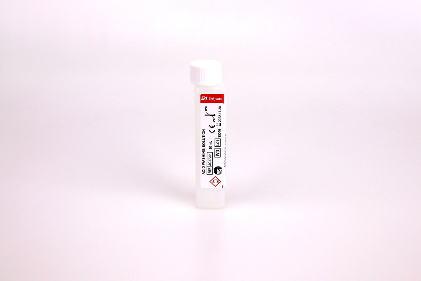 Acid wash solution for Y200 and Y400 analyzers