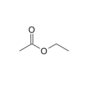 Ethyl Acetate Skeletal Formula